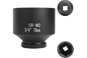 Flewdart bussola lunga 3/4 tum 70 mm, chiave till bussola 70 mm 3/4, Lunghezza 100 mm, krommolybden olycka, CR-MO