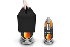 NUENSS-ROR Frozen Drink Maker Cover for Ninja Frozen Drink Maker, Slushie Machine Cover Waterproof Dustproof Heavy-duty Thickened Cover Case for Ninja SLUSHi FS300 Frozen Drink Maker (Black)