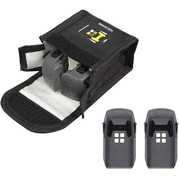 Sac Ignifuge Pour Batterie LiPo DJI Mavic Mini - Sécurité Anti-feu, Transport Et Stockage Sûr