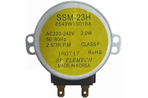 NUHFUFA Horno de microondas motor de mesa giratoria 6549W1S018A SSM-23H para microondas LG MP9482 MP9483 MP9485 MP-9482S Accesorios