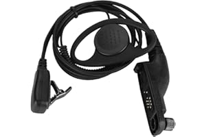 SONEW Auricular tipo Walkie Talkie, Auricular tipo G/Auricular con Push to Talk y Micrófono para Motorola XPR6000 6550 DP3401 XPR6300 APX1000 Radio