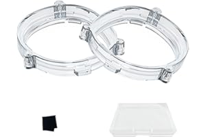 HMHAMA 1 paire de lentilles de myopie magnétiques anti-lumière bleue pour Meta Quest 3, lentilles de correction de myopie pour accessoires d'objectif VR (-2.0D)