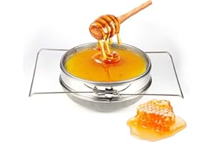 Estink Filtro per Apicoltura con Manico Regolabile, in Acciaio Inox, 24 x 8 cm