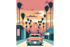 Eletiffi Diamond Painting Kit Completo Pintura 30x40 Diamante Dibujos Con Diamantes Cuadro Pintar Puzzle Punto De Cruz 5D Paisajes DIY Art Regalos Originales Para Mujer Cumpleaños Cuadros Decoracion