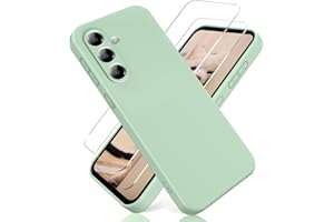 YiKaDa - Case for Samsung Galaxy A56 5G & [Pack of 2] Screen Protector, Ultra Thin Soft TPU Silicone Protective Case - Mint Green