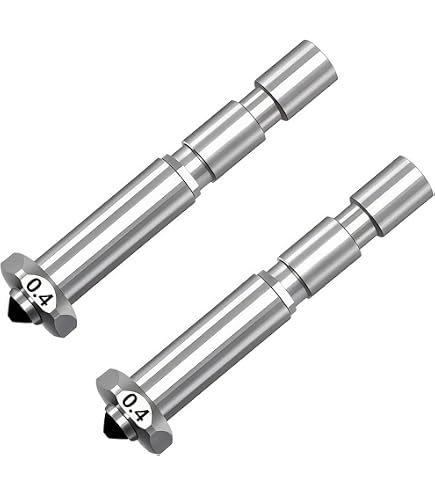 Lot De 2 Buses Kobra 3 Max 0,4 Mm Acier Trempé - Buse Haute Vitesse Pour Anycubic Kobra 3 Max