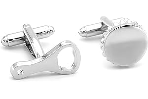 SHIPITNOW Boutons de Manchette Originaux - Boutons de Manchette Thème Fantaisie Vendus par paire - Accessoire de Fête ou Déguisement Chemise et Veste de Costume, Smoking