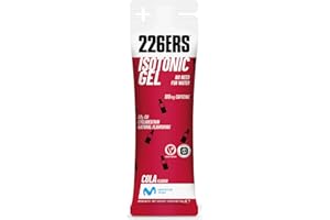 226ERS - Isotonic Gel, Gel Energético para Deportistas, Hidratos de Carbono, Cafeína y Stevia, Liberar Energía, Uso Glucosa y Digestión, Vegano, sin Gluten, Libre de Dopaje, Sabor Cola, 1 Gel