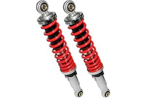 Motodak Amortisseur Cyclo MBK 88 entraxe 300mm diametre de Fixation 8mm (Paire) -Selection p2r-