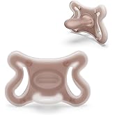 Suavinex, Zero Zero Newborn Pacifier, Babies 0/6 Months, Deep | SX Pro Physiological Teat, Flat and Flexible, Lactation Frien