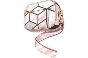 i-Blason Cosmo etui ochronne do Apple Air Pods Pro (2019), marmurowe różowe