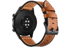 Aimtel Armband Kompatibel mit Huawei Watch GT3/Huawei Watch GT2/GT 2e Armband 46mm/Huawei Watch GT2 Pro/GT/Classic/Sport Active 22 mm Lederarmband Ersatzarmband für Huawei Watch 3/3 Pro/4/4Pro 46mm
