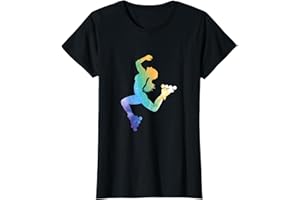 ROLLERBLADES SPEED ATHLETE CUTE GIRL SPORTY GIFT Skater Girl Rollerblade Skate Roller Inliner Skates Sports T-Shirt