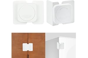 Auptiz Child Lock for Cabinet and Drawers,Child Safety Cupboard Door Locks,8 Pack Baby Proof,No Screws or Drilling,Baby Cabinet Locks for Kitchen Cabinets, Drawers, Appliances