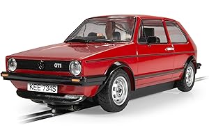 Scalextric, C4490, Volkswagen Golf GTI-Rouge, Slot, Cars-Street et Rally