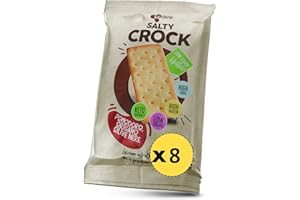 Crackers Proteici 8 Snack Salati Monoporzione Da 45g Gusto Pomodoro EatPro 30% Proteine, 10% Carboidrati, Keto Diet Snack Proteici Cibo Proteico, Crackers Salati E Croccanti