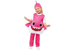 Amscan - Officially Licensed Baby Shark Pink Mummy Kids Fancy Dress Costume Age: 1-4 Years