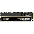 Lexar Professional 512GB NM800 PRO M.2 2280 PCIe Gen4x4 NVMe SSD, Read Speeds Up to 7500MB/s, for Gamers and Creators LNM800P512G RNNNG Black