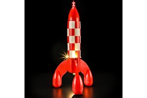 YEABRICKS LED-ljus för Lego-21367 Idéer Mondraket från Tim och Struppi byggstenar modell (byggstenar set ingår ej)