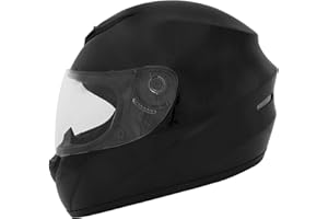 Zorax ZOR-819 Black M (57-58cm) Full Face Motorbike Helmet Motorcycle Helmet - ECE 2206 Approved