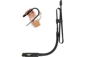 TechSide TS79 - Antena plegable semirrígida de cuello de cisne de 79 cm, SMA hembra, rango aumentado TI-F8+ | Uso táctico militar | Compatible con Baofeng BF-888S UV-5R UV-5RA UV-5RE UV-82 DM-5R Plus
