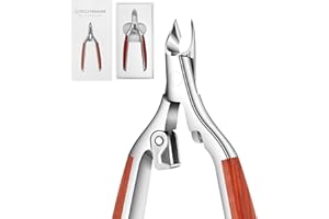 AONOLOVO Cuticle Nippers Super Sharp, Professional Cuticle Cutters Trimmers Clippers Removers, High-Carbon Stainless Steel Manicure Pedicure Tool
