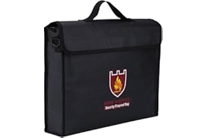 Dilwe Wodoodporna torba ognioodporna Ognioodporna i wodoodporna torba na dokumenty Torba na akumulator LiPo (38 * 28 * 7,5 CM)