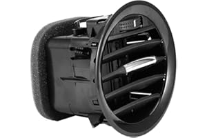 Nannigr Presa d'Aria del cruscotto, Bellissima Bocchetta di Ventilazione concisa in ABS con Design a griglia per Opel Corsa D (2006-2014)