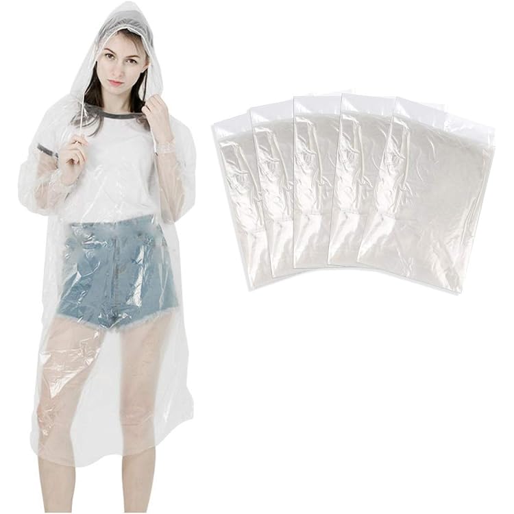 NONE Unisex Regenmantel Transparenter Regenmantel E Produktbild-Vorschau 8