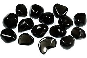 CrystalAge Apache Tears Tumble Stone (15-20mm) - Pack of 5