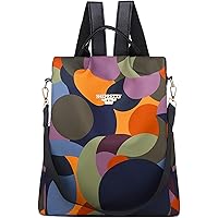 Wishliker Sac Ados Femme Cuir Sac à Dos Femme Étanche Anti-vol Sacs