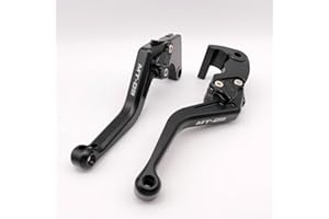 GENERIC Levier de frein et d'embrayage en aluminium CNC de rechange pour MT-09/SP Tracer 900/9GT 2014-2025, leviers réglables en aluminium CNC (noir, MT-09 2021-2025)