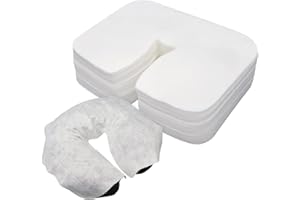 Xiaozhifu 300pcs Disposable Massage Face Covers, Ultra Soft Luxurious Disposable Face Rest Covers, Massage Face Covers 14.2 x 10.6 inches