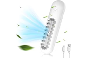 SWTHM Deodorante per frigorifero, neutralizzatore di odori ricaricabile, generatore di ozono 2 modalità, purificatore d'aria elettrico, mini macchina per rimuovere gli odori, ricarica USB per frigorifero,