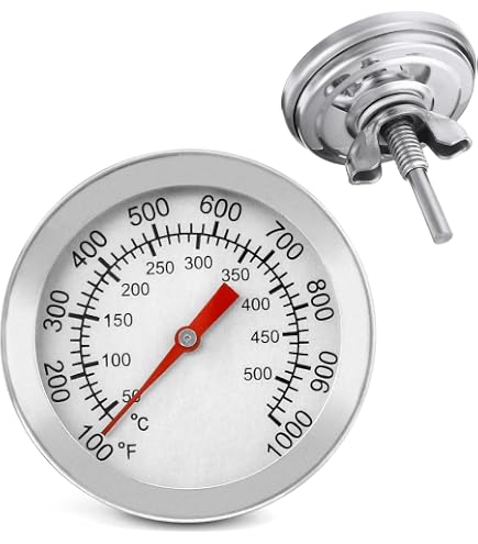 Thermomètre Pour Four à Barbecue FAUSTORICAMBI TER6002, 0-600°C, Sonde Capillaire 2 Mètres, Neuf