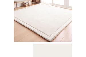 DSSHENGDS Tappeto in Velluto Corallo Morbido,Moderno, Lavabile, Perfetto per Yoga,Esercizio Fisico e Gattonare,Tappeto Salotto,Scendiletto per Bambini Tatami 2cm-F- 120 * 180cm