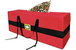 Fayavoo Christmas Tree Storage Bag Heavy Duty 600D Oxford Christmas Tree Bag Fits Up To 8Ft Tree, Christmas Tree Storage Box With Reinforced Handles & Zipper, Christmas Storage Container