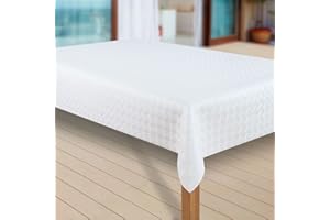 ‎LARO laro Wachstuch-Tischdecke Abwaschbar Garten-Tischdecke Wachstischdecke PVC Plastik-Tischdecken Eckig Meterware Wasserabweisend Abwischbar |70|, Muster:Molton, Größe:80x140 cm