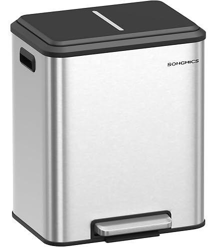 Stalen afvalemmer 110 liter - Metalen prullenbak voor buiten