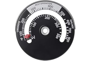 Cuigu Magnetofanne, Rauchrohr, Ofenrohr, Holzofen, Multibrennstoff (Thermometer)