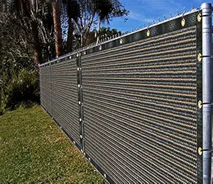 Ifence View 160 GSM UV Protection Fabric Mesh Net Brown Shade Cloth for Construction Site, Yard, Driveway, Garden, Railing, Canopy, Awning (4x20 inch)