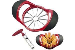 KGJAXF 2PCS Apple Cutter, Apple Cutter and Corer, Fruit Corers, Apple Corer Remover, Corer, Apple Slicer, Apple Corer and Slicer, Apple Slicer Cutter & Corer, Apple Corer for Kitchen, Home