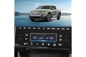 BSTW Compatible with Hyundai Tucson 2021-2024 Air Conditioning Screen Protector for Tucson NX4 HEV PHEV N-Line Limited Tempered Glass Screen Protector 9H Scratch-Resistant Tucson NX4 Accessories