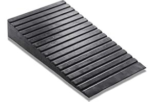 The Ramp People Rubber Kerb Ramp 11cm - 20.3cm (12.7cm) 400mm wide, 1000kg Capacity Ramp for garage, shed, container, warehouse, access