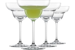 SCHOTT ZWIESEL Vasos de margarita Bar Special (set de 4), vasos de cóctel acampanados para margaritas, vasos de cristal Tritan aptos para lavavajillas, fabricados en Alemania (art. nº. 123627)