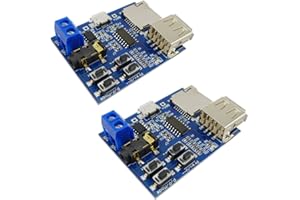 Aihasd 2 pièces Décodeur sans perte mp3 Amplificateur de puissance Lecteur MP3 Modules audio Décodeur mp3 Soutien TF carte USB