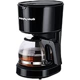 Morphy Richards Europa Drip 600-Watt 6-cup Drip Coffee Maker, Gloss Black, Regular (350012)