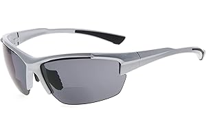 Eyekepper TR90 Unzerbrechliche Sport-halb-randlose bifokale Sonnenbrillen Baseball-laufender Fischen-fahrender Golf-Softball-Wandern