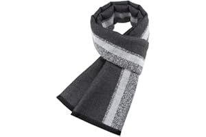 Ueither Uomo Sciarpa Autunno Invernale Termica Calda Morbida Casual Business