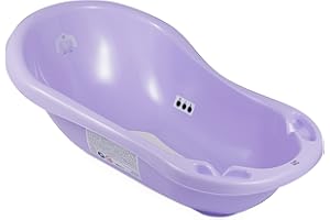 Hylat Baby Babybadewanne für Neugeborene und Babys bis 12 Monate, mit Thermometer, Stöpsel und Antirutschmatte, aus BPA - freiem Plastik